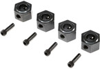 Losi 12mm Machined Wheel Hex (4): LMT