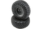 Losi Maxxis Creepy Crawler LT Tires and Wheels Mounted (2): Rock Rey