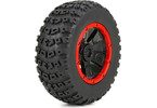 Losi 1/5 Left & Right Front/Rear 4.75 Pre-Mounted Tires, 24mm Hex (2): DBXL 1:5