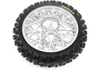 Losi kolo s pneu Dunlop MX53 zadní, disk chrom: PM-MX