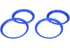 Losi pojistné kroužky kol modré (4): 5TT