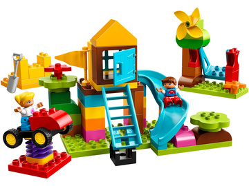 LEGO DUPLO - Velký box s kostkami na hřiště / LEGO10864