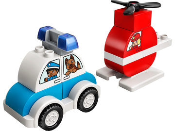 LEGO DUPLO - Hasičský vrtulník a policejní auto / LEGO10957