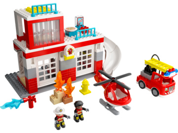 LEGO DUPLO - Hasičská stanice a vrtulník / LEGO10970