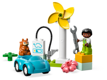 LEGO DUPLO - Wind Turbine and Electric Car / LEGO10985