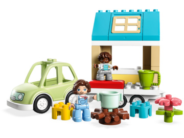 LEGO DUPLO - Pojízdný rodinný dům / LEGO10986