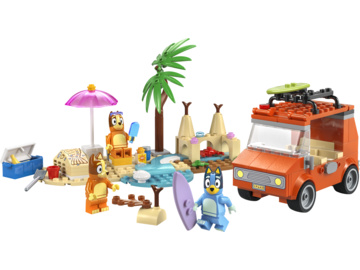 LEGO Bluey - Bluey a rodinný výlet autem na pláž / LEGO11202