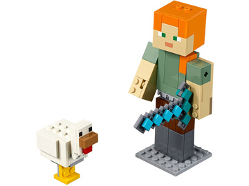 LEGO Minecraft - Velká figurka: Alex s kuřetem / LEGO21149