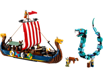 LEGO Creator - Vikingská loď a mořský had / LEGO31132
