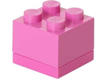 LEGO mini box 46x46x43mm - růžový / LEGO40111739