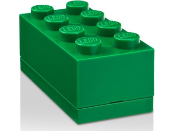 LEGO mini box 46x92x43mm - tmavě zelený / LEGO40121734