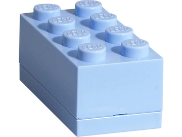 LEGO mini box 46x92x43mm - světle modrý / LEGO40121736