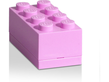 LEGO mini box 46x92x43mm - růžový / LEGO40121739