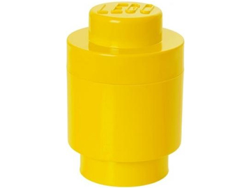 LEGO úložný box kulatý 123x183mm - žlutý / LEGO40301732