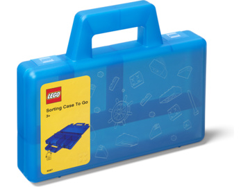 LEGO To Go úložný box s přihrádkami - modrá / LEGO40870002