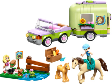 LEGO Friends - Přívěs s koněm a hříbětem / LEGO42695