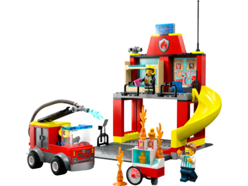 LEGO City - Hasičská stanice a auto hasičů / LEGO60375