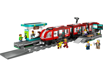 LEGO City - Tramvaj a zastávka v centru města LEGO City - Tramvaj a zastávka v centru města / LEGO60423