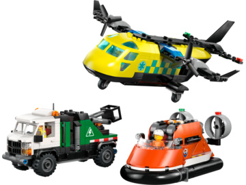 LEGO City - Remix: Letadlo, servisní vůz a vznášedlo / LEGO60505