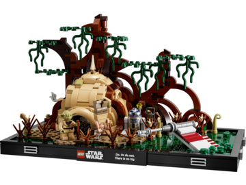 LEGO Star Wars - Jediský trénink na planetě Dagobah - dioráma / LEGO75330