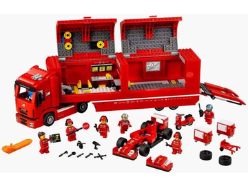 LEGO Speed Champions - Kamión pro vůz F14 T týmu Scuderia Ferrari / LEGO75913