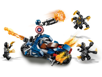 LEGO Avengers - Captain America útok Outriderů / LEGO76123