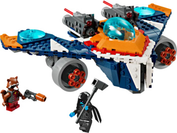LEGO Marvel - Rocketův tryskáč Warbird vs. Ronan / LEGO76278