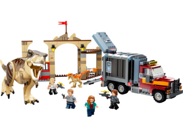 LEGO Jurassic World - Útěk T-rexe a atrociraptora / LEGO76948