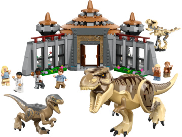 LEGO Jurassic World - Návštěvnické centrum: útok T-rexe a raptora / LEGO76961