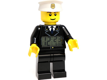 LEGO hodiny s budíkem - City Policeman / LEGO9002274