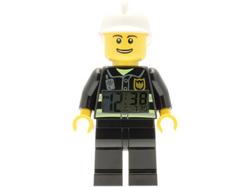 LEGO hodiny s budíkem City Fireman / LEGO9003844