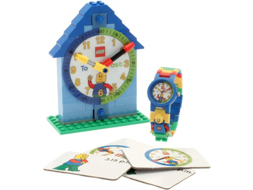LEGO Time Teacher výuková stavebnice, modré hodinky / LEGO9005008