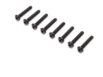 Losi Button Head Screws, 2-56 x 1/2" (8) / LOS-3816