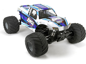 Losi Monster Truck XL 4WD 1:5 AVC RTR bílý Losi Monster Truck XL 4WD 1:5 AVC RTR bílý / LOS05009T2