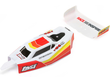 Losi karosérie, křídlo červená: Mini-B BL / LOS210024