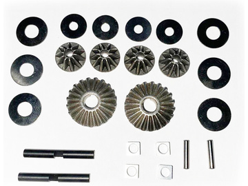 Losi ozubená kola diferenciálu s příslušenstvím: Lasernut U4, Tenacity / LOS232029
