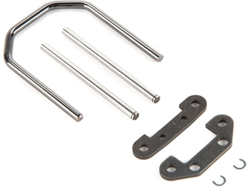 Losi Front Hinge Pins and Brace Set: Baja Rey Losi Front Hinge Pins and Brace Set: Baja Rey / LOS234007