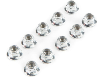 Losi Lock Nut Flanged M5x0.8 Serrated (10) Losi Lock Nut Flanged M5x0.8 Serrated (10) / LOS235015