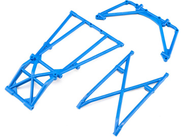Losi Rear Cage and Hoop Bars, Blue: LMT / LOS241049