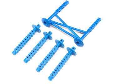 Losi Rear Body Support and Body Posts, Blue: LMT Losi Rear Body Support and Body Posts, Blue: LMT / LOS241051