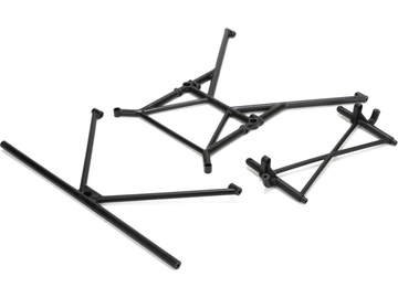 Losi X-Brace, Rear Cage Mount, Rear Upright Support: 5ive Mini / LOS251005