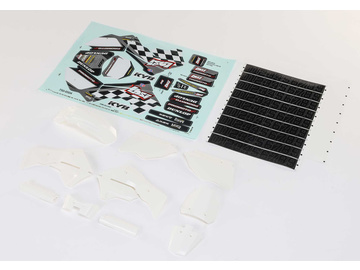 Losi White Plastics w/Wraps: PM-MX / LOS260005