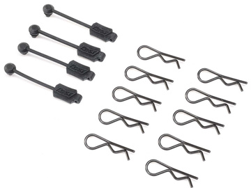 Losi Body Clip (10) & Leash (4): PM-MX / LOS266000