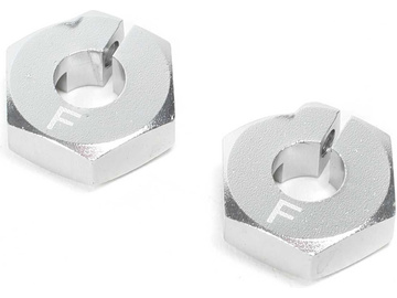 Losi Clamping Front Wheel Hexes, Aluminum: 22S / LOS332005