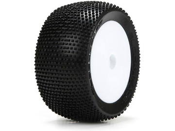 Losi 1/14 Blockhead Front/Rear 2.0 Pre-Mounted Tires, 12mm Hex (2): Mini 8T Losi 1/14 Blockhead Front/Rear 2.0 Pre-Mounted Tires, 12mm Hex (2): Mini 8T / LOS41004