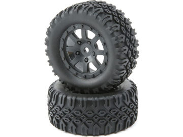 Losi kolo kompletní s pneu (2): Mini 8DB Losi kolo kompletní s pneu (2): Mini 8DB / LOS41007