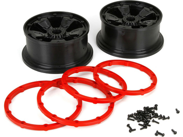 Losi disk kola s kroužkem beadlock černý (2): DBXL 1:5 Losi disk kola s kroužkem beadlock černý (2): DBXL 1:5 / LOS45005