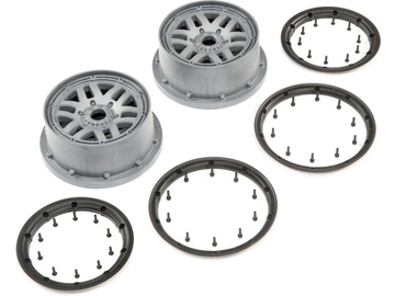 Losi disk kola, beadlock šedý (2): 5ive-T 2.0 Losi disk kola, beadlock šedý (2): 5ive-T 2.0 / LOS45022