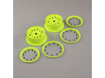 Losi disk kola, beadlock fluor. žlutý (2): 5ive-T 2.0 Losi disk kola, beadlock fluor. žlutý (2): 5ive-T 2.0 / LOS45024