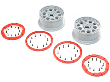 Losi disk stříbrno-červený (2): DBXL-E 2.0 Losi disk stříbrno-červený (2): DBXL-E 2.0 / LOS45033